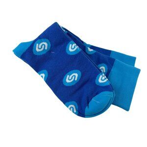 Rare Shazam Music App Logo Socks Blue Promotional Swag Collectible Unisex